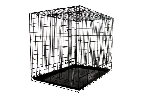 large metal crate allmax 3 door folding metal crate with steel tray large black k9 crates large metal crate allmax 3 door folding metal crate with steel tray large black k9 crates