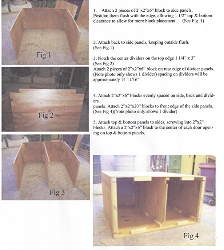 Owens Product Three Hole DIY Series Dog Box Kit (Do-It