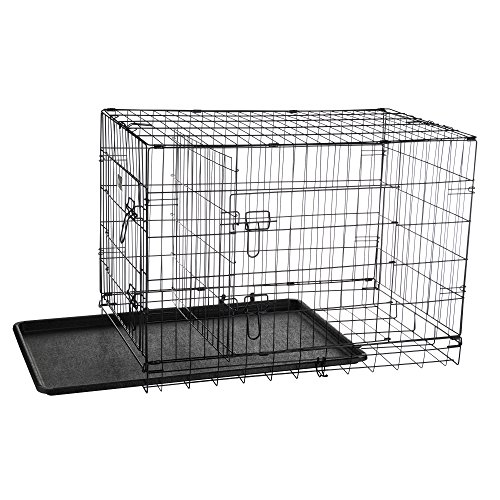PetTrex2192ABS36InchDogCrateFoldingPetCrateKennelforDogs