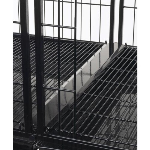 ProSelect 231/2Inch Steel Modular Dog Cage Tray Connector, Black K9