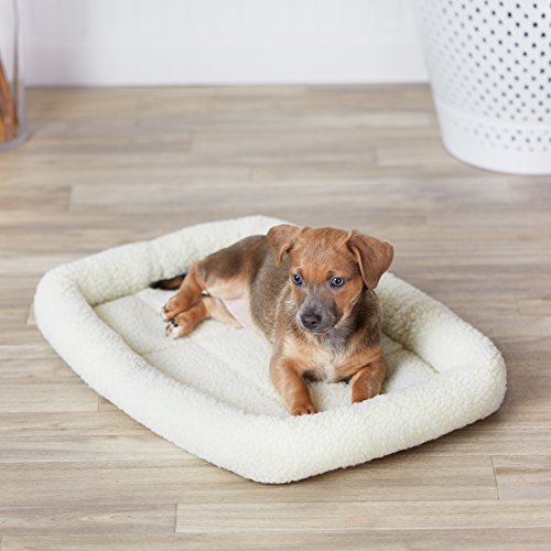 AmazonBasics Padded Pet Bolster Bed K9 Crates