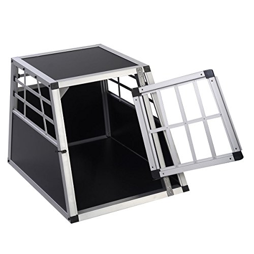 SDS 28''H Aluminum Dog Transport Box Dog Crate Kennel Pet Playpen Cage